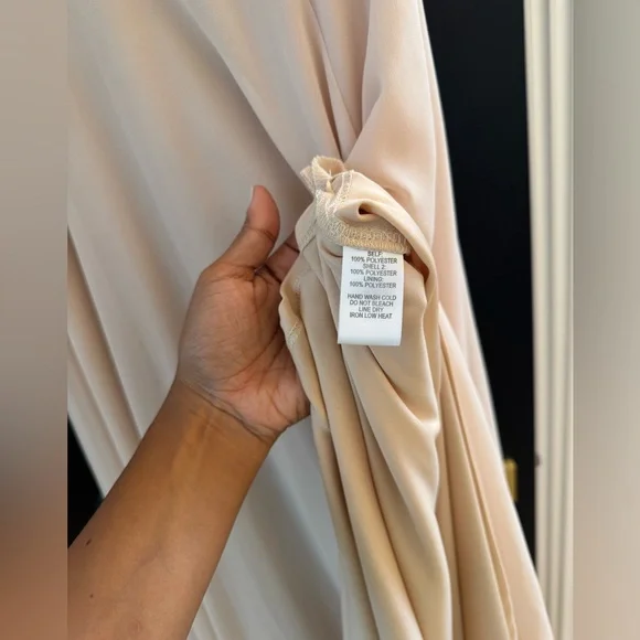 Lulu's Picture Perfect Blush Lace Maxi Dress - Picture 8 of 10